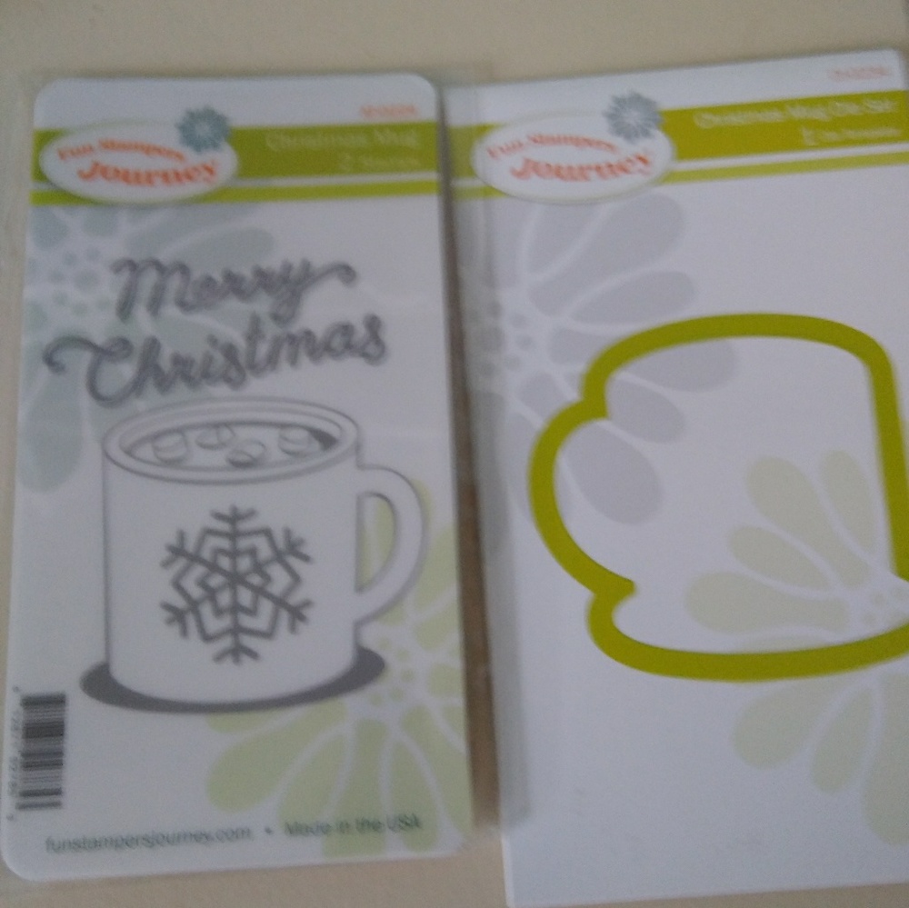 Christmas stamp set with die-cuts